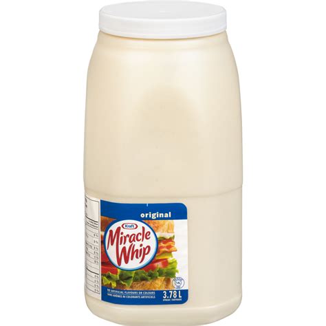 carbs in miracle whip|Nutrition Facts for Miracle Whip